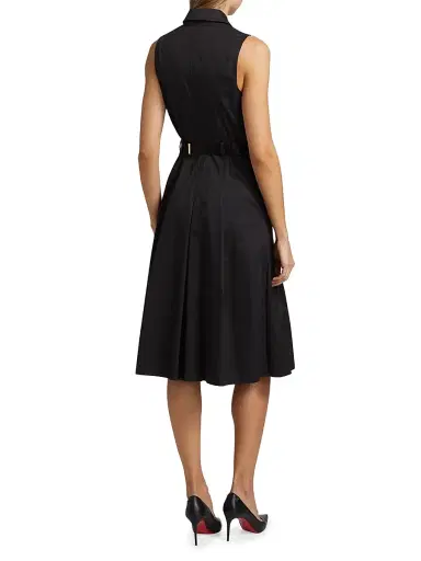 L'Agence Women's Kylo Cotton-Blend Belted Midi-Shirtdress | Thumbnail 5