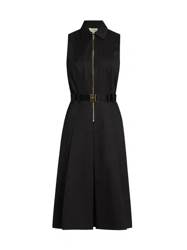 L'Agence Women's Kylo Cotton-Blend Belted Midi-Shirtdress | Thumbnail 1