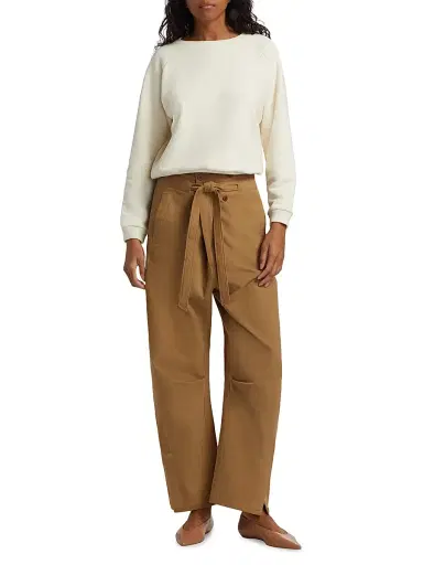 Jamie Haller Women's Daily Cotton Crewneck Sweatshirt - Natural White | Thumbnail 2 Jamie Haller Women's Daily Cotton Crewneck Sweatshirt - Natural White | Thumbnail 2