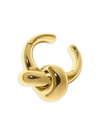 Jennifer Fisher Women's Knot 10K-Gold-Plated Cuff - Yellow Gold | Thumbnail 3