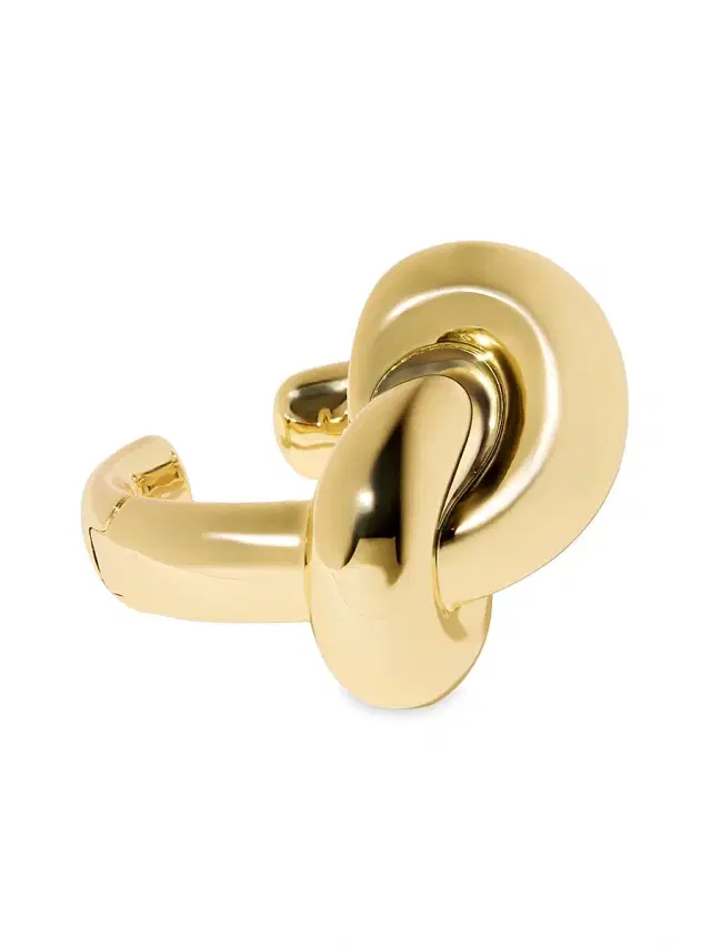 Women's Knot 10K-Gold-Plated Cuff - Yellow Gold