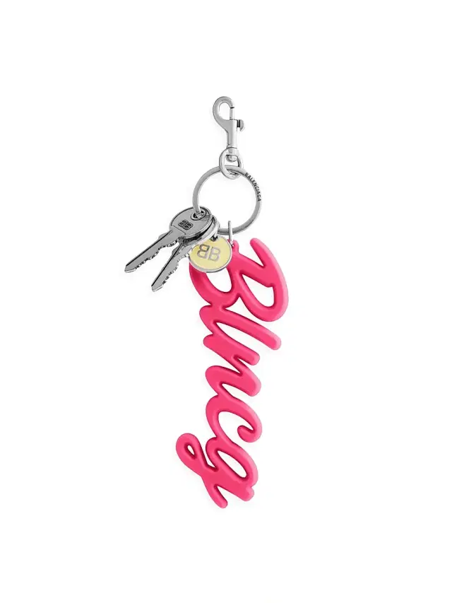 Balenciaga Women's BB Keychain Charm - Multicolored