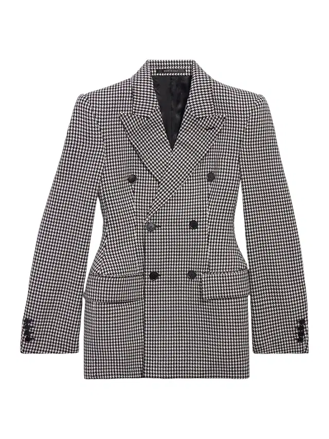 Balenciaga Women's Hourglass Jacket - Black White