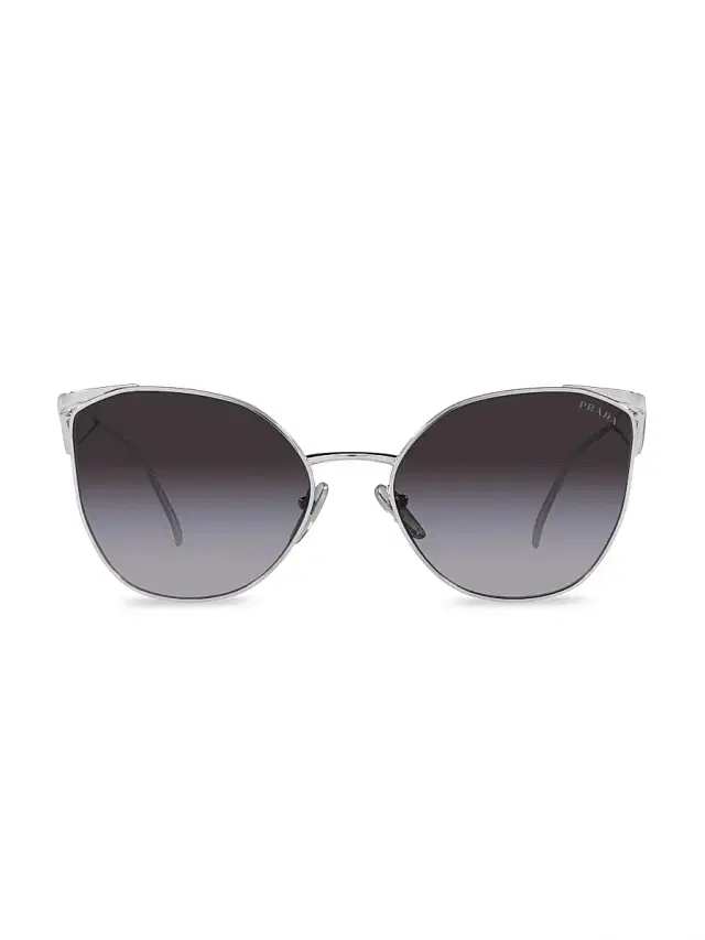 Prada Women's 52MM Cat Eye Sunglasses - Silver
