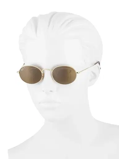 Ray-Ban Women's RB3457 51MM Oval Sunglasses - Gold Flash | Thumbnail 4 Ray-Ban Women's RB3457 51MM Oval Sunglasses - Gold Flash | Thumbnail 4