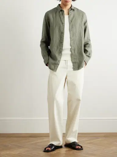 NN07 Enzo 5708 Linen Shirt - Men | Thumbnail 2