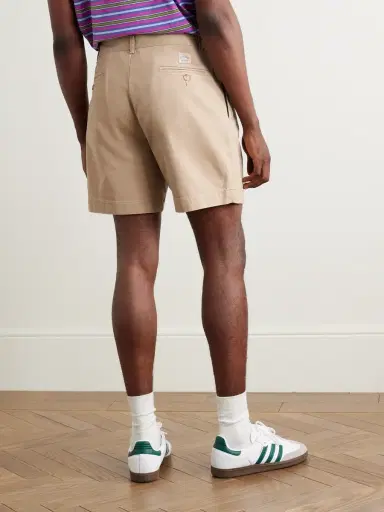 Polo Ralph Lauren Cormac Straight-Leg Pleated Cotton-Twill Shorts - Men | Thumbnail 4 Polo Ralph Lauren Cormac Straight-Leg Pleated Cotton-Twill Shorts - Men | Thumbnail 4