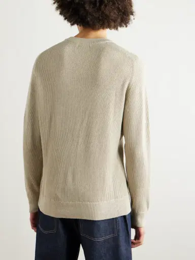 NN07 Kevin 6600 Ribbed Organic Cotton Sweater - Men | Thumbnail 4 NN07 Kevin 6600 Ribbed Organic Cotton Sweater - Men | Thumbnail 4