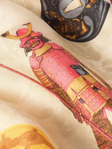Rubinacci Samurai Printed Silk-Twill Pocket Square - Men | Thumbnail 3