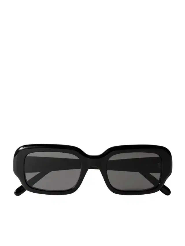 Slim Rectangular Acetate Sunglasses - Men