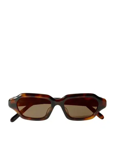 Loewe Slim Havana Rectangular Tortoiseshell Acetate Sunglasses - Men | Thumbnail 1