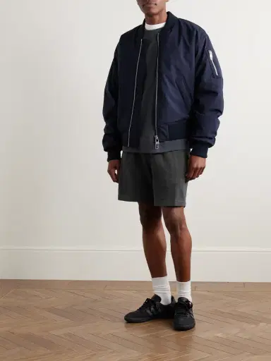 James Perse Loopback Cotton-Jersey Drawstring Shorts - Men | Thumbnail 2 James Perse Loopback Cotton-Jersey Drawstring Shorts - Men | Thumbnail 2