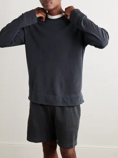 James Perse Cotton-Jersey Sweatshirt - Men | Thumbnail 3 James Perse Cotton-Jersey Sweatshirt - Men | Thumbnail 3