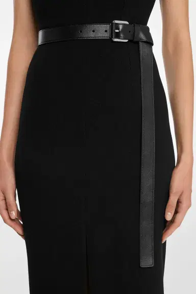 Michael Kors Collection Jodi Belt - Black | Thumbnail 2