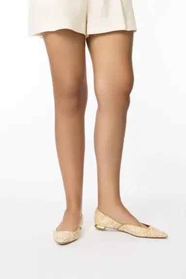 Aquazzura Maia Flat - Raffia | Thumbnail 4