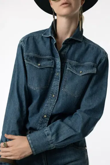 Brunello Cucinelli Monili Cuff Trim Superlight Shirt | Thumbnail 3 Brunello Cucinelli Monili Cuff Trim Superlight Shirt | Thumbnail 3