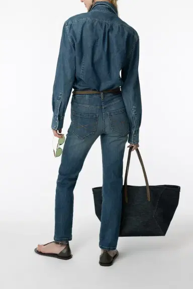 Brunello Cucinelli Monili Cuff Trim Superlight Shirt | Thumbnail 4 Brunello Cucinelli Monili Cuff Trim Superlight Shirt | Thumbnail 4