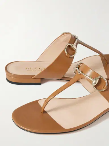 Gucci Lady Horsebit Leather Sandals | Thumbnail 4 Gucci Lady Horsebit Leather Sandals | Thumbnail 4