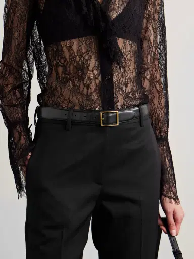Nili Lotan Gabriele Leather Belt | Thumbnail 2 Nili Lotan Gabriele Leather Belt | Thumbnail 2