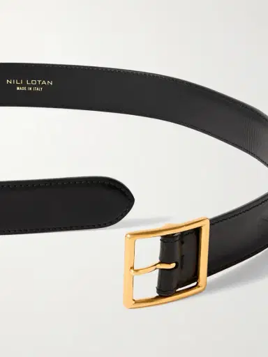 Nili Lotan Gabriele Leather Belt | Thumbnail 3 Nili Lotan Gabriele Leather Belt | Thumbnail 3