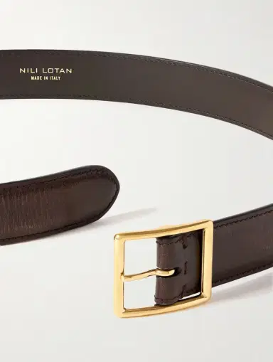 Nili Lotan Gabriele Leather Belt | Thumbnail 3 Nili Lotan Gabriele Leather Belt | Thumbnail 3