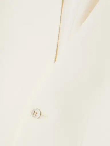 Saint Laurent Silk Satin-trimmed Grain De Poudre Wool Vest | Thumbnail 4 Saint Laurent Silk Satin-trimmed Grain De Poudre Wool Vest | Thumbnail 4