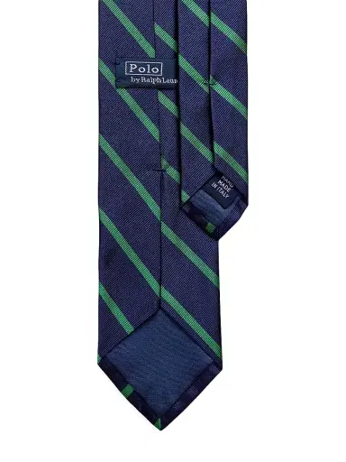 Polo Ralph Lauren Men's Striped Silk Tie - Navy | Thumbnail 2