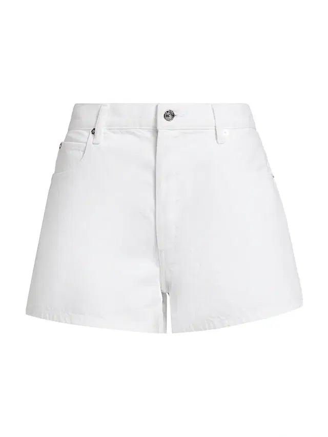 FRAME Women's Hang Denim Shorts - White