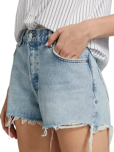 Frame Women's Hang Denim Shorts | Thumbnail 6 Frame Women's Hang Denim Shorts | Thumbnail 6