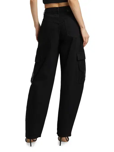 Purple Brand Women's Barrel-Leg Carpenter Jeans | Thumbnail 5 Purple Brand Women's Barrel-Leg Carpenter Jeans | Thumbnail 5
