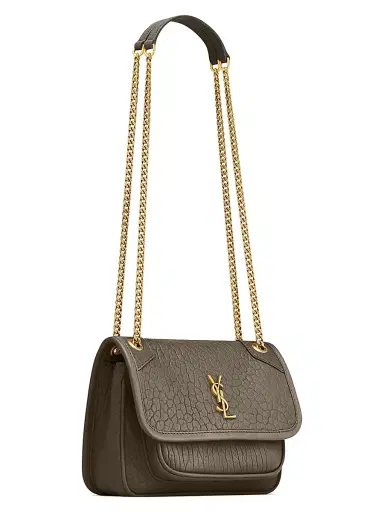 Saint Laurent Women's Niki Mini Bag in Grained Lambskin | Thumbnail 4 Saint Laurent Women's Niki Mini Bag in Grained Lambskin | Thumbnail 4