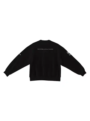 Balenciaga Women's WFP Sweatshirt Regular Fit - Black White - Size XL | Thumbnail 3 Balenciaga Women's WFP Sweatshirt Regular Fit - Black White - Size XL | Thumbnail 3