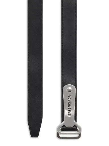 Balenciaga Men's Bottle Opener D Ring Belt - Black | Thumbnail 2 Balenciaga Men's Bottle Opener D Ring Belt - Black | Thumbnail 2