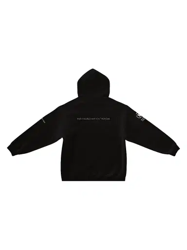 Balenciaga Men's WFP Hoodie Medium Fit - Black White - Size Large | Thumbnail 3