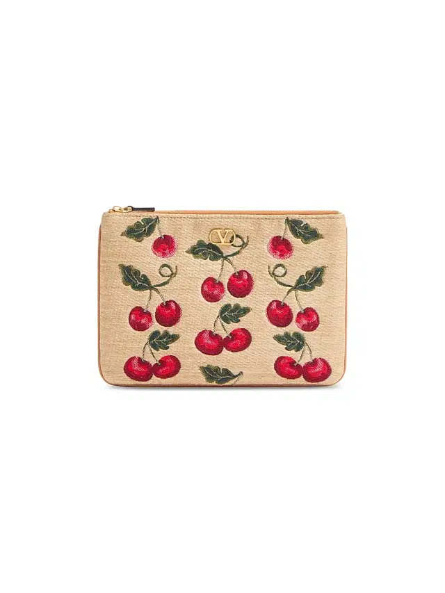 Women's Vlogo Signature Pouch - Natural Red Women's Vlogo Signature Pouch - Natural Red