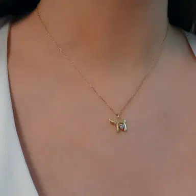 Stephanie Gottlieb Floating Diamond Heart Chai Necklace | Thumbnail 3 Stephanie Gottlieb Floating Diamond Heart Chai Necklace | Thumbnail 3