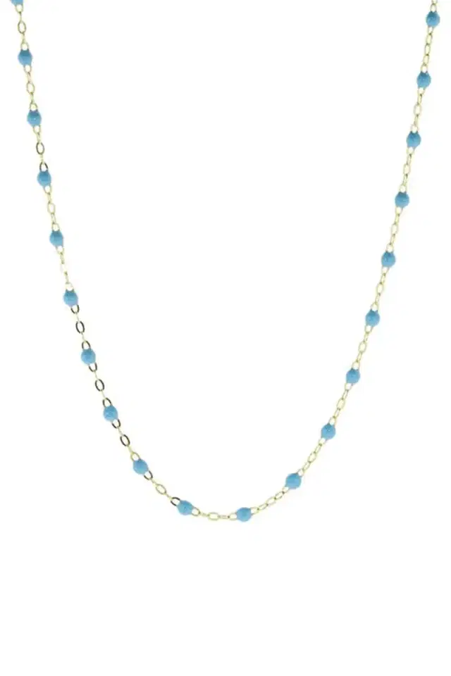 Classic Gigi Necklace - 16.5in - Turquoise
