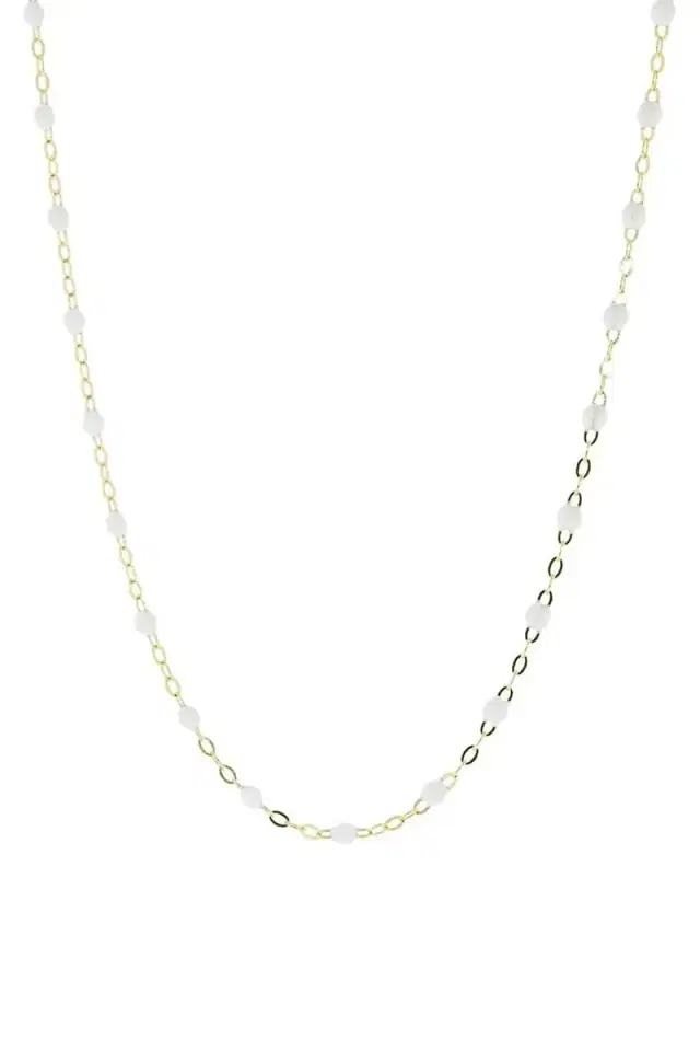 Gigi Clozeau Classic Gigi Necklace - 16.5in - White
