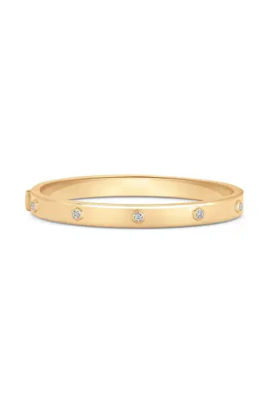 SARA WEINSTOCK Honey Comb Diamond Bangle Bracelet | Thumbnail 1
