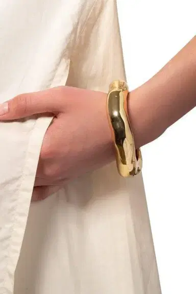 ALEXIS BITTAR Large Molten Hinge Cuff Bracelet | Thumbnail 3 ALEXIS BITTAR Large Molten Hinge Cuff Bracelet | Thumbnail 3