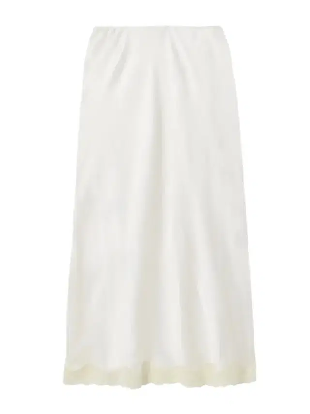Irene Lace-trimmed Silk-charmeuse Skirt