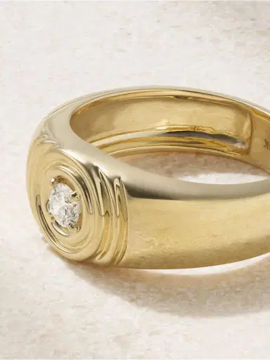 STONE AND STRAND Silvia 14-karat Gold Diamond Ring | Thumbnail 4 STONE AND STRAND Silvia 14-karat Gold Diamond Ring | Thumbnail 4