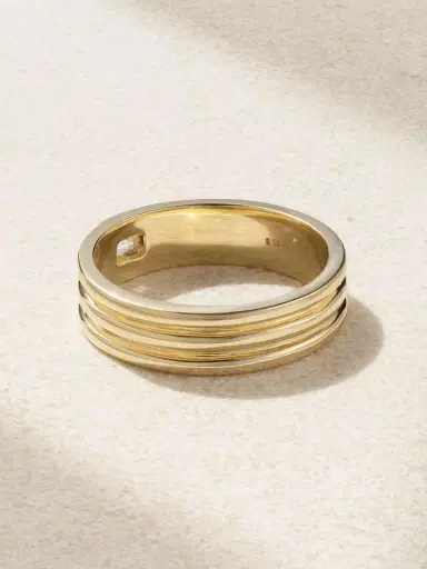 STONE AND STRAND Trio Ridge 14-karat Gold Diamond Ring | Thumbnail 3 STONE AND STRAND Trio Ridge 14-karat Gold Diamond Ring | Thumbnail 3