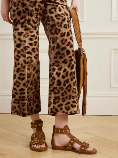 Gianvito Rossi Buckled Suede Sandals | Thumbnail 2 Gianvito Rossi Buckled Suede Sandals | Thumbnail 2