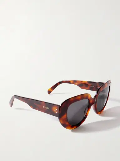 CELINE Eyewear Oversized Butterfly-frame Tortoiseshell Acetate Sunglasses | Thumbnail 3 CELINE Eyewear Oversized Butterfly-frame Tortoiseshell Acetate Sunglasses | Thumbnail 3