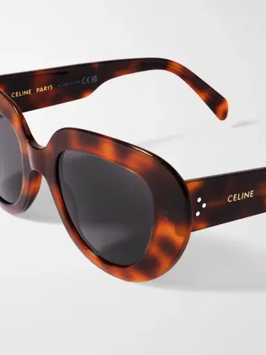 CELINE Eyewear Oversized Butterfly-frame Tortoiseshell Acetate Sunglasses | Thumbnail 4 CELINE Eyewear Oversized Butterfly-frame Tortoiseshell Acetate Sunglasses | Thumbnail 4