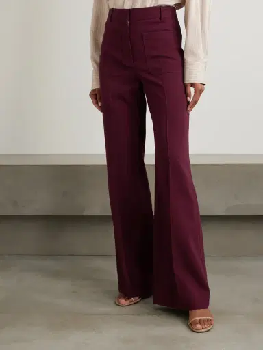 Victoria Beckham Alina Woven Wide-leg Pants | Thumbnail 3 Victoria Beckham Alina Woven Wide-leg Pants | Thumbnail 3