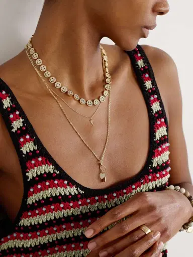 Sydney Evan Tiny Pure Love 14-karat Gold Necklace | Thumbnail 5 Sydney Evan Tiny Pure Love 14-karat Gold Necklace | Thumbnail 5
