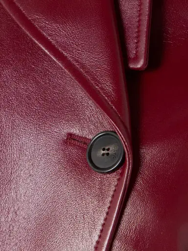 Gucci Double-breasted Glossed-leather Trench Coat | Thumbnail 5