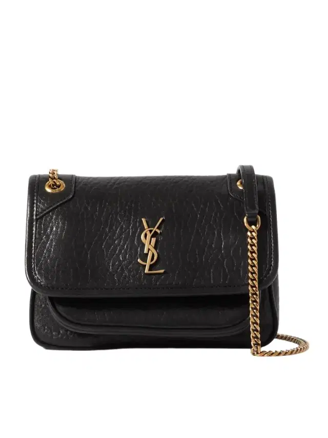Niki Mini Crinkled-leather Shoulder Bag